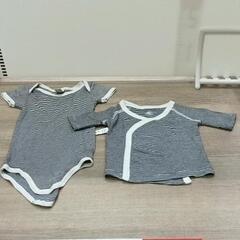0212-049 肌着81㌢2枚セット　プチバトー