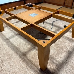 炬燵　テーブル　電気カーペットの画像