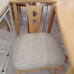 ☆ジモティ割あり☆ IKEA ダイニングテーブルセット ナチュラル H74×W119×D75 クリーニング済み KJ7502  売買されたオークション情報 落札价格 【au payマーケット】の商品情報をアーカイブ公開