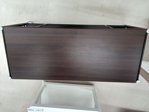 ☆ジモティ割あり☆ キッチンワゴンダークブラウン H101×W60×D42 クリーニング済み KJ8264 (リユースのサカイ)  春日部の収納家具《食器棚、キッチン収納》の中古あげます・譲ります｜ジモティーで不用品の処分