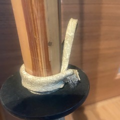 昭和16年ごろ　剣道　竹刀　金属　鍔　昭和レトロ　昭和初期の画像
