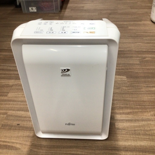 加湿脱臭機 富士通 DAS-303E-W 2019年製 加湿8.5 14畳