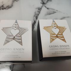 GEGEORG JENSEN クリスマス オーナメント 2019　星型ペアーの画像