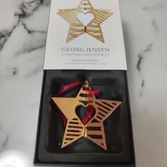 GEGEORG JENSEN クリスマス オーナメント 2019　星型ペアーの画像