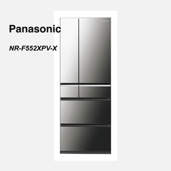 【鏡面ドア＊オニキスミラー】Panasonic冷蔵庫 551L 6枚ドア