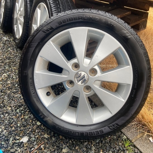 ワゴンR14インチタイヤホイール4本‼️