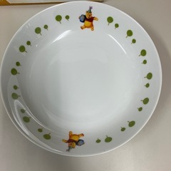 A2502-377くまのプーさん パスタ皿 未使用品 20×4cmの画像