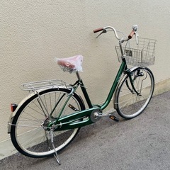 ※決まりました！※　26インチ  オートライト機能付きの跨ぎやすいL型フレームの中古自転車です。の画像