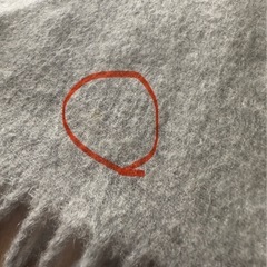 SHIPS カシミヤ マフラー グレーの画像