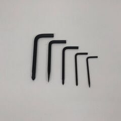 六角スパナセット（5本入り）12セット 六角、プラス、マイナス、スリワリの画像