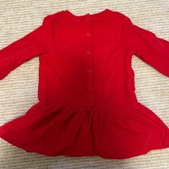 プチバトーワンピース　1歳〜2歳の画像