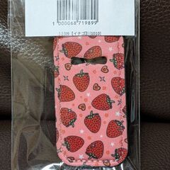 リップケース/リップホルダー（新品）いちごの画像