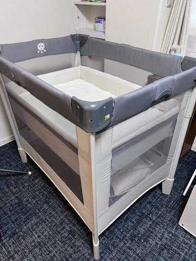 ココネルエアー AB 折り畳み　ベビーベッド　美品