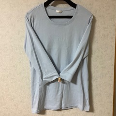 ユニクロ　エクストラファインコットン Tシャツ XL ライトブルー