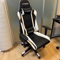 先着50名様『マウスパッド』プレゼント中！GTRACING ゲーミングチェア リクライニングハイバック ヘッドレスト 肘掛け付 オットマン付 グレー  1年保証 (GT002F) : gt002f-gray : 京都まいどヤフーショッピング店 - 通販 - Yahoo!ショッピング