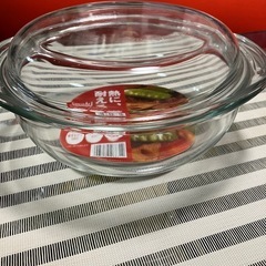 最終値下げ！販売今日迄！（新品 ）耐熱ガラス食器の画像