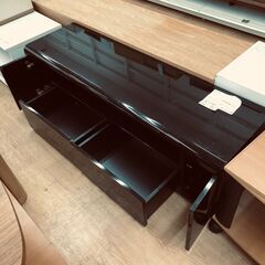 ☆ジモティ割あり☆ TV台 ブラック黒 W120×D41×H40 クリーニング済み SJ8592 (リユースのサカイ幸手) 杉戸高野台の収納家具《テレビ 台》の中古あげます・譲ります｜ジモティーで不用品の処分