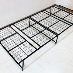 スチールベッドフレーム シングルサイズの画像