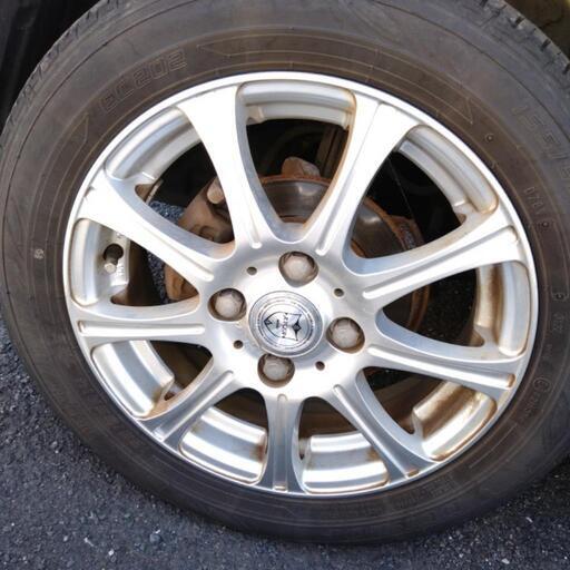 値下げ不可軽自動車用アルミホイール付きタイヤ（4本） (ぐでたま) 瑞穂運動場東のタイヤ、ホイールの中古あげます・譲ります｜ジモティーで不用品の処分