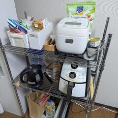 ルミナス メタルラック ポール径2.5cm  幅76cm 奥行3...