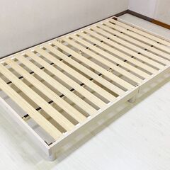 【受渡者決定】セミダブルベッド すのこベッドの画像