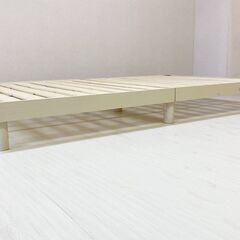 【受渡者決定】セミダブルベッド すのこベッドの画像