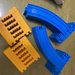 美品 プラレーン　鉄橋とカーブ坂道セットの画像