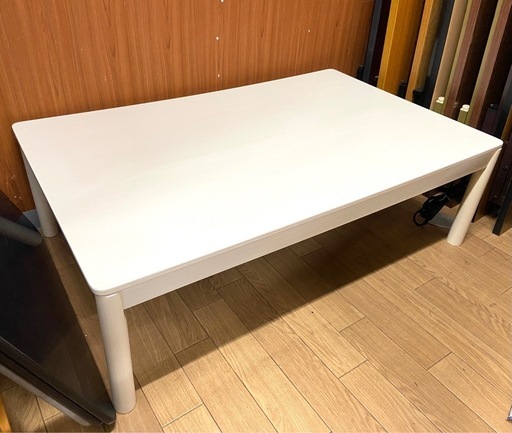 ニトリ 家具調こたつ ホワイト 動作確認済 大きめ 中古 (リサイクルマート安長) 湖山のテーブル《こたつ》の中古あげます・譲ります｜ジモティー で不用品の処分