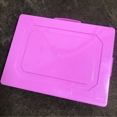 お道具箱 ピンク色