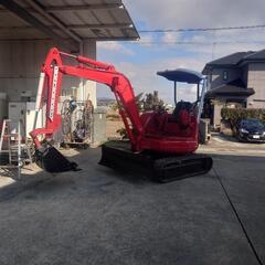 パワーショベル作業の画像