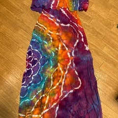 100% Handmade psydyeタイダイキャミソールロン...