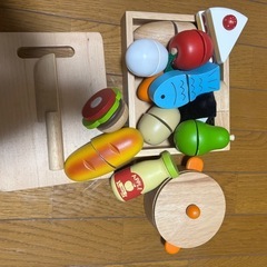 木製　ままごとセットの画像