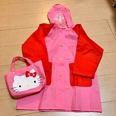 ハローキティ レインコート ピンク　サイズ100