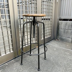 《売約済》【武蔵小山店】【在庫2点→0点】関家具　クラッシュゲート　CRASH GATE knot antiques ノットアンティークス　コンベックスⅢ スツール　L サイズ　コンベックススツール　アイアン　インダストリアル　塩系　男前　インテリア　カウンター　ハイスツールの画像