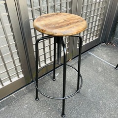 《売約済》【武蔵小山店】【在庫2点→0点】関家具　クラッシュゲート　CRASH GATE knot antiques ノットアンティークス　コンベックスⅢ スツール　L サイズ　コンベックススツール　アイアン　インダストリアル　塩系　男前　インテリア　カウンター　ハイスツールの画像