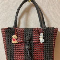 クラフトバンドで製作したトートバッグ