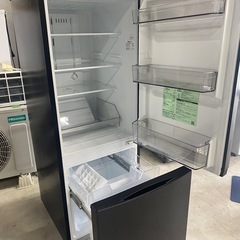 NO860  🌈福岡市内配送設置無料✨🌈　冷蔵庫 セミマットブラック GR-U15BS-K [幅47.9cm /153L /2ドア /右開きタイプ /2023年の画像