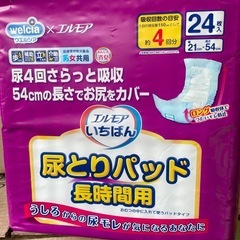 【24枚×7パック】尿とりパッド エルモアいちばん 長時間用 24枚 4回吸収の画像