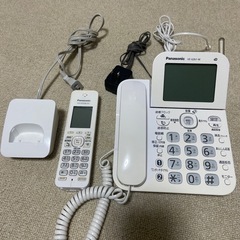 Panasonic　留守番機能付固定電話　子機1台付