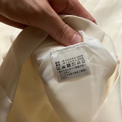 新品未使用　アイボリー　ジャケット　フリーサイズの画像