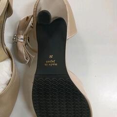 0212-139 パンプス　ゴールド　美品　サイズSの画像