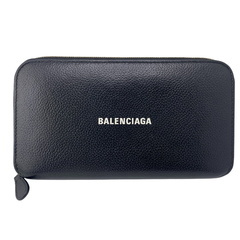 バレンシアガ BALENCIAGA 長財布 ロゴ コンチネンタル 594290 ブラック