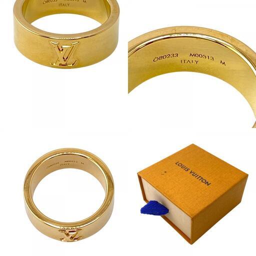 ルイヴィトンリングネックレス モノグラムM LVロゴ ゴールド ユニセックス ネックレス M80189 LOUIS VUITTON 中古 –  銀蔵オンライン