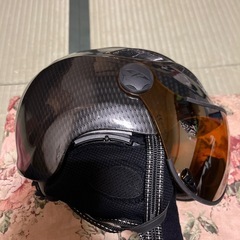 スキースノボ　ゴーグル一体型ヘルメットの画像
