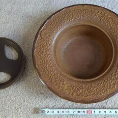 灰皿　工芸品　金属製の画像