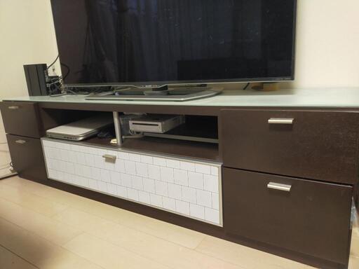 取りに来れる方限定！テレビボードです！！ (TF京都宇治店) 向島の収納家具《テレビ台》の中古あげます・譲ります｜ジモティーで不用品の処分