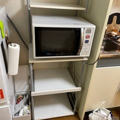 【いくらでも可能！別売相談可】電子レンジ&ラックの画像