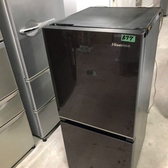 NO 877 🌈福岡市内配送設置無料✨🌈2021年式 冷蔵庫 ブラウン HR-G13B-BR [134L /2ドア /右開きタイプ] [冷凍室 46L]の画像