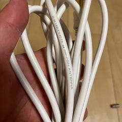 テレビ線　5m アダプタのメス付き　差し上げますの画像