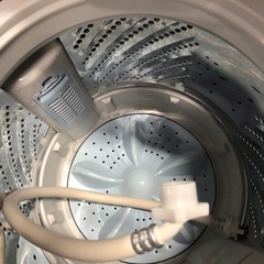 NO 878
 🌈福岡市内配送設置無料✨🌈2022年式 ハイセンス 全自動 洗濯機 4.5kg ホワイト HW-K45E 最短10分洗濯 真下排水 予約機能 スリム 風乾燥 強力洗浄 一人暮らし 二人分のお洗濯の画像